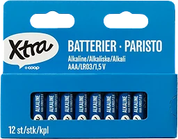 Batteri AAA 12-pack