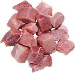 Grytbitar av fläsk ca