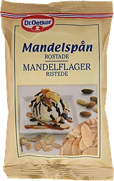 Mandelspån Rostade