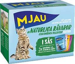Kattmat Våtfoder Multibox Kött & Fisk I Sås 12-pack