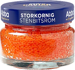 Caviar röd storkorning stenbitsrom