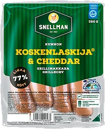 Grillkorv Ost Koskenlaskija & Cheddar 360g
