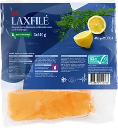 Laxfilé 3-pack