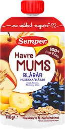 Fruktmums Blåbär Havre