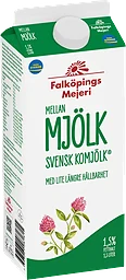 Mellanmjölk 1,5% Längre Hållbarhet
