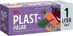 Plastpåsar 1l 100-p