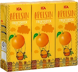 Fruktdryck Apelsin 3-p