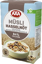 Hasselnöt Müsli