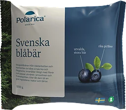 Blåbär Fryst