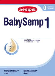 Baby Semp 1 Modersmjölksers Från 0 Månader