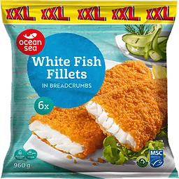 Panerad Alaska pollock