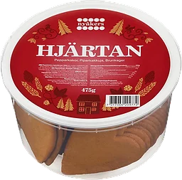 Stora hjärtan Pepparkakor