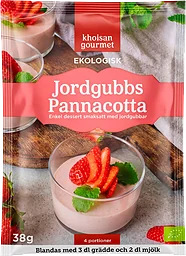Jordgubbspannacotta Pulvermix