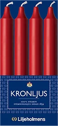 Kronljus Röd 4-p