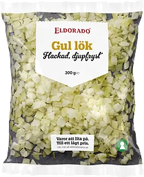 Hackad Lök Fryst