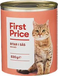 Nöt Bitar i Sås Kattmat Våt