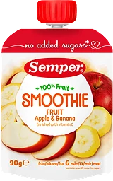 Smoothie Äpple & banan Från 6m