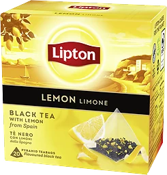Svart te Lemon 20-pack