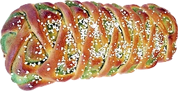 Pistagefläta