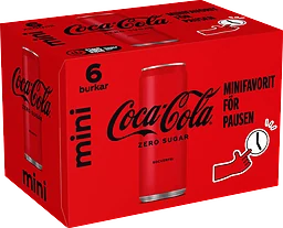 Coca-Cola Mini Zero 6-pack