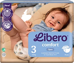Comfort 3 5-8kg Öppna Blöjor