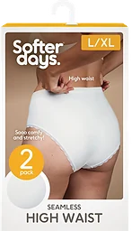 Trosa seamless spets High waist L/XL vit