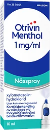 Nässpray Menthol 1mg/ml