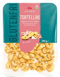 Pasta Tortellini Prosciutto Crudo Glutenfri Färsk