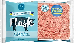 Fläskfärs 20% Sverige