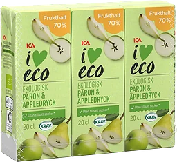 Fruktdryck Päron & äpple 20cl 3-p