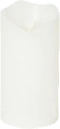 Blockljus LED Rustic Vit 15cm