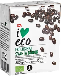 Svarta bönor Ekologisk 380g