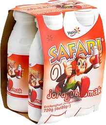 Drickyoghurt Safari Jordgubb 4-p