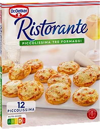 Pizza Piccolissima tre formaggi 12-pack