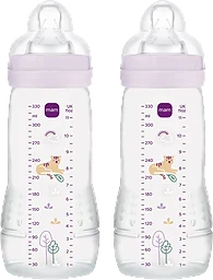 Nappflaska 330ml 4m+ 2-p