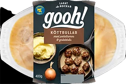 Köttbullar med potatismos & gräddsås