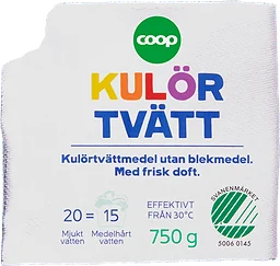 Kulörtvättmedel