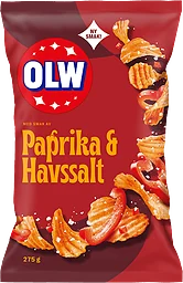 Chips Röd paprika och Havssalt