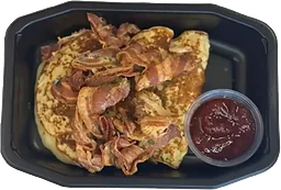 Raggmunk med bacon och lingon