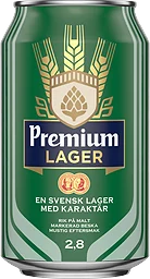 Premium Lager 2,8% Folköl Burk