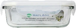 Matlåda glas 0,25 liter