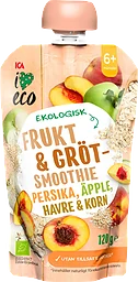 Frukt & grötsmoothie periska & äpple från 6m