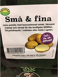 Potatis Små och fina
