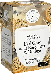 Svart te Earl grey Bergamot & orange 20-pack Eko