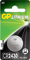 Batteri Knappcell Lithium CR2430 1-p Batteristen