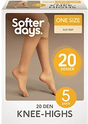 Kneehigh Tan Ladies 20Den