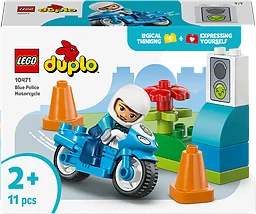 Polismotorcyke Blå