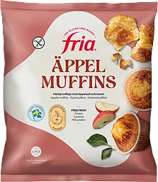 Äpplemuffins Glutenfri Fryst