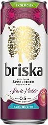 Äppelcider Svarta Vinbär Eko 0,5% Burk