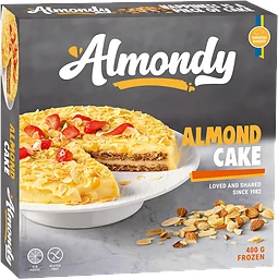 Mandeltårta Glutenfri Fryst